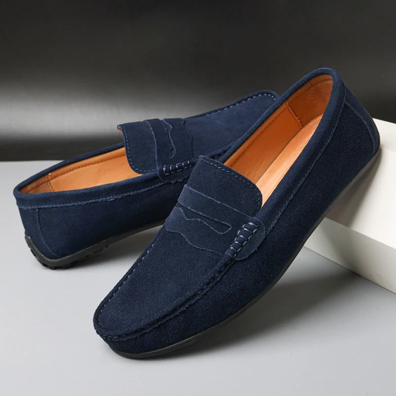 La Louis Suede Loafers